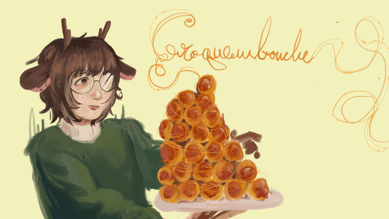 croquembouch, procreate 2026